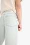 100% Cotton Baggy Fit Wide Fit Regular Waist Straight Leg Jean Washed Trousers D7317Ax25Sp - 7