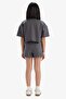 2-Piece Set Printed Short Sleeve T-Shirt Shorts Girls E0730A825Sm - 7