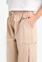 100% Cotton Parachute Cargo Pocket Jogger Pants for Girls E0162A825Sm - 5