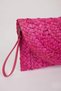 Women's Straw Clutch Bag E1473Axns - 4