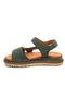 Garnet Genuine Leather Comfort Orthopedic Women's Sandals Green - 4