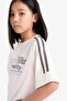 100% Cotton Relax Fit Crew Neck Printed Short Sleeve T-Shirt Girls E1828A825Sm - 4