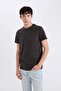 100% Cotton Slim Fit Slim Fit Crew Neck Printed Short Sleeve T-Shirt D5566Ax25Sp - 3