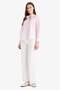 Relax Fit Bow Collar Striped Lurex Fabric Long Sleeve Hijab Shirt Tunic E7976Ax25Sm - 2