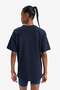 Oversize Wide Fit Crew Neck Short Sleeve T-Shirt T7793Az25Sp - 5