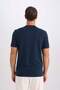 Slim Fit Crew Neck Crinkle Short Sleeve T-Shirt D7225Ax25Sp - 5