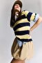 Balloon Fit High Waist Taffeta Terry Cotton Mini Skirt E6715Ax25Sp - 2