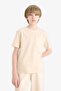Crew Neck Short Sleeve T-Shirt Boys D7742A825SM - 5