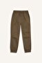 100% Cotton Jogger Fit Standard Leg Gabardine Trousers for Boys E1587A825Sm - 7