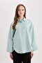 Relax Fit Linen Blend Long Sleeve Hijab Shirt Tunic B9835Ax25Sp - 3