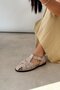 Silva Beige Genuine Leather Sandals - 2