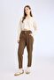 100% Cotton Paperbag Elastic Waist Jeans Trousers E3870Ax25Sp - 3