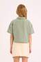 Girl's Crop Linen Short Sleeve Shirt D9143A825Sm - 7