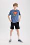 100% Cotton Superman Crew Neck Short Sleeve T-Shirt for Boys E3102A825Sm - 3
