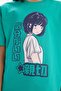 100% Cotton Oversize Wide Fit Crew Neck Printed Short Sleeve T-Shirt Girls E0356A825Sm - 5