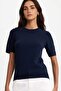 Regular Fit Crew Neck Short-Sleeve Knit Sweater E6810AX25SP