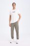 Stretch Fabric Slim Fit Narrow Cut Crew Neck Printed Sportsman Short Sleeve T-Shirt D7811Ax25Sp - 6