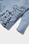 Crew Neck Animal Patterned Long Sleeve T-Shirt Baby Boy E4903A525Sp - 3