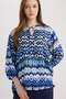 Regular Fit V-Neck Print Long Sleeve Shirt E5947Ax25Sp - 8