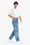 100% Cotton Relax Fit Relaxed Cut Straight Leg Jean Pants D7284Ax25Sp - 3