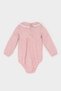 2Li Set Muslin Wide Collar Long Sleeve Jumpsuit Pantyhose Baby Girl Newborn E2384A525Sp - 4
