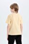 Crew Neck Printed Short Sleeve T-Shirt Boys D9260A825Sm - 6