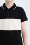 100% Cotton Polo Collar Color Block Pique Short Sleeve T-Shirt for Boys D9415A825Sm - 5