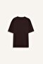 100% Cotton Boxy Fit Crew Neck Basic Plain Short Sleeve T-Shirt D6070Ax25Sp - 8