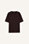 100% Cotton Boxy Fit Crew Neck Basic Plain Short Sleeve T-Shirt D6070Ax25Sp - 6