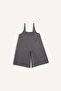 100% Cotton Strappy Poplin Jumpsuit for Girls E2277A825Sm - 8