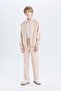 100% Cotton College Collar Bomber Jacket for Boys D7719A825Sp - 4