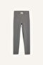 Corded Fabric Ribbed Knit Long Leggings Girl Child D9652A825Sm - 7