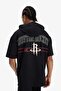 Nba Houston Rockets Oversize Wide Fit Hooded Back Printed Short Sleeve T-Shirt D9898Ax25Sp