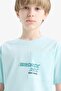 100% Cotton Crew Neck Printed Short Sleeve T-Shirt for Boys E0098A825Sm - 5
