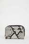 Women Snake Print Zipper Coin Purse E5487Axns - 5