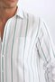 Regular Fit Polo Collar Striped Oxford Long Sleeve Shirt D6101Ax25Sp - 6