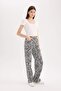 Straight Fit Regular Waist Standard Length Gabardine Pants E4134Ax25Sp - 3