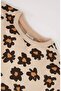 2-Piece Set Floral Sweatshirt with Elastic Waist and Bottom for Baby Girl E0203A525Sp - 3