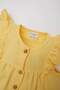 Crew Neck Seersucker Textured Short Sleeve Shirt Baby Girl C5972A525Sm - 2