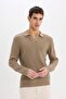 Standard Fit Polo Neck Knitwear Sweater E6752Ax24Wn - 3