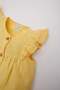 Crew Neck Seersucker Textured Short Sleeve Shirt Baby Girl C5972A525Sm - 3