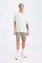 Fit Boxy Fit Crew Neck Arma Printed Sportsman Short Sleeve T-Shirt D6726Ax25Sp - 2