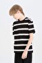 Crew Neck Striped Short Sleeve T-Shirt Boys D7863A825Sm - 3