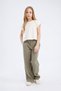 Wide Leg Wide Loose Leg Cotton Trousers for Girls D7609A825Sm - 3