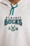 Defactofit Nba Milwaukee Bucks Oversize Wide Fit Hooded Thick Sports Sweatshirt D6699Ax25Sp - 4