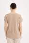 Regular Fit Crew Neck Wrinkled Short Sleeve T-Shirt D3198Ax25Sp - 6