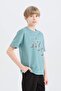 Crew Neck Printed Short Sleeve T-Shirt Boys D9263A825Sm - 3