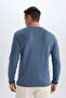 Relax Fit Crew Neck Sweater Sweater D3278Ax24Wn - 6