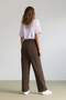 Carrot Fit Pensli Trousers High Waist Pockets Short Leg E0234Ax24Au - 7