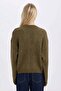 Regular Fit Crew Neck Buttoned Knitwear Cardigan D9772Ax24Wn - 5